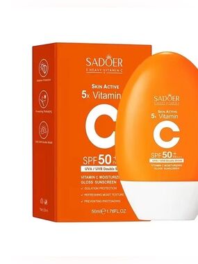 (UNISEX) SADOER - SKIN ACTIVE 5x VITAMIN SPF 50 SUNSCREEN